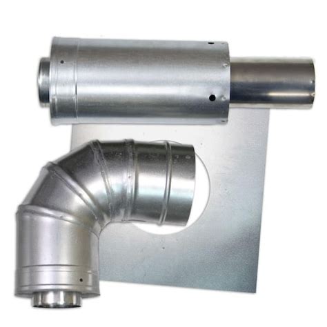 exterior termination piece for gas stove pipe